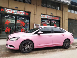 Rouleau de vinyle <span class=keywords><strong>auto</strong></span>-adhésif amovible <span class=keywords><strong>auto</strong></span>-cicatrisant brillant rose clair cristallin pour habillage de voiture, film de protection de peinture automobile - Product Image 5