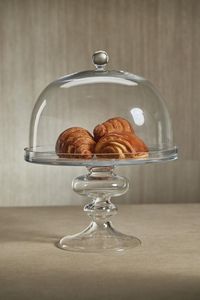 Luxury <b>Glass</b> <b>Cake</b> <b>Stand</b> <b>With</b> <b>Dome</b> Perfect For Birthday Parties Bridal Showers And Formal Event Dessert Styling - Product Image 4