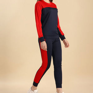 Ensemble survêtement en coton unisexe avec logo personnalisé, survêtement d'entraînement et de fitness, sweat à capuche de grande taille, jogger pour femmes, OEM, disponible - Product Image 6