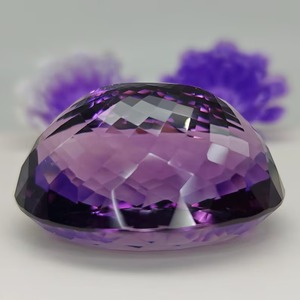 Gemas Mehrajudin, Amatista Púrpura Natural de 20 Quilates, Ovalada, Facetada, Piedra Preciosa Suelta, Calidad Superior, Certificada por Terceros, Color Play - Product Image 2