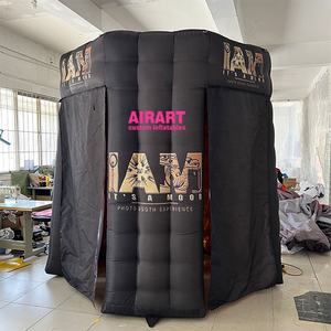 Hot sale <strong>inflatable</strong> photo booth <strong>inflatable</strong> 360 photo booth with LED light - Product Image 5