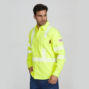 Camiseta de Poliéster Reflectante Impermeable con Logotipo Personalizado para Hombre, Camiseta Polo de Alta Visibilidad para Trabajo - Product Image 5