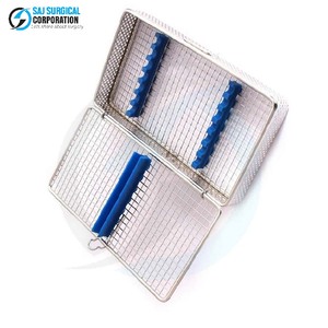 Cesta Oftálmica Micro con Tapa, Insertos de Acero Inoxidable, Tiras Duraderas y Reutilizables, Diseñada para un Manejo Seguro de Instrumentos Oftalmológicos - Product Image 4