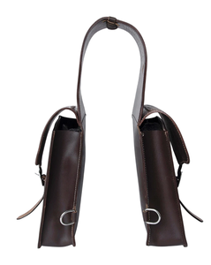 Sacs de selle de saut équestre en cuir véritable de haute qualité usinés à la main Design floral occidental personnalisable pour cheval - Product Image 5