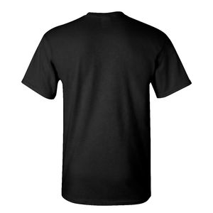 เสื้อยืดสีดำสำหรับผู้ชายเสื้อยืดผ้าฝ้าย100% สีดำพิมพ์โลโก้ได้ตามต้องการ2025 - Product Image 5