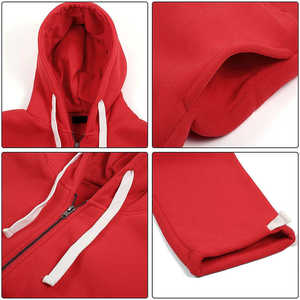 Ensembles de vêtements de sport confortables 100% coton pour hommes, jogging d'entraînement de gymnastique d'hiver, survêtement avec logo personnalisé, respirant, coupe-vent, grande taille - Product Image 6