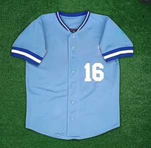 Jersey de béisbol para hombre de último diseño a precio barato Color sólido tamaño personalizado sublimación camiseta de béisbol uniformes - Product Image 1