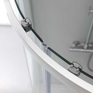 ห้องอาบน้ำกระจกใสทรงครึ่งวงกลม Genoa 80x80 - Product Image 2