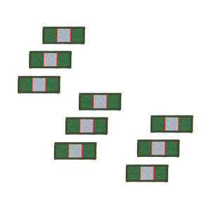 RAPTC Quantité en vrac personnalisée TRF x3 Rouge Noir Badge 3D Design cérémonial entraînement physique Corp Technique de broderie Décoration - Product Image 2