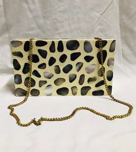 Craftstages International Designer Ladies Handcrafted 100% Resin Evening <b>Bag</b> with Rhinestones Bridal <b>Wedding</b> Box <b>Clutch</b> Delhi - Product Image 4