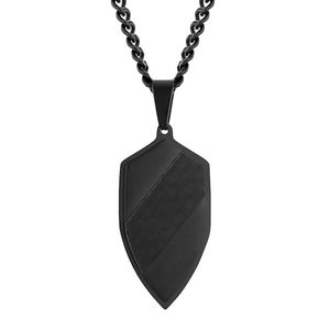 Hot Design Stainless Steel <b>Titanium</b> Steel Military Pendant Black Metal Advertising Gift <b>Necklace</b> - Product Image 1