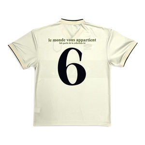 Maillot de football respirant à séchage rapide, personnalisé, pour hommes, style rétro, manches courtes, t-shirt de football pour adultes, vêtements de sport OEM - Product Image 5