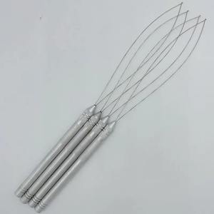 Boucle tirant aiguille pince d'extension de cheveux outil d'anneau nano en acier inoxydable pour une utilisation en salon comprend la dentelle et l'emballage du sac - Product Image 6