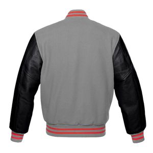 Chaqueta deportiva de equipo universitario de béisbol estilo retro bordado personalizado OEM bombardero precio de fábrica chaqueta de entrenamiento para hombres - Product Image 2