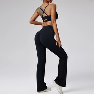 Ensemble de yoga de gymnastique de qualité supérieure en gros survêtement d'entraînement au design élégant nouvel ensemble de 2 pièces respirant pour femmes - Product Image 5