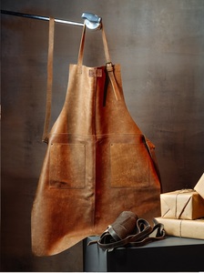 Men leather <b>apron</b> for <b>working</b>, - Product Image 3