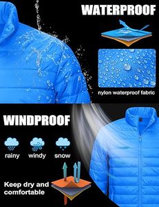 Chaqueta acolchada de moda al por mayor, abrigos de diseñador para hombre, chaqueta acolchada brillante de plumón con burbujas personalizada para hombre - Product Image 4