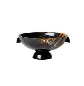 Bol en corne naturelle personnalisé, spécial et magnifique, pour les fêtes, meilleur prix pour la corne de vache, bol de service décoratif de table - Product Image 2