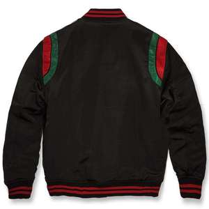 Blouson aviateur en satin personnalisé pour hommes, broderie personnalisée, style baseball, support léger, coupe-vent et imperméable à l'avant - Product Image 4