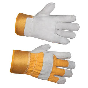 Custom Contrast Color Leather Touch Screen Outdoor <b>Working</b> <b>Gloves</b> OEM ODM Customizable for Sale at Low Price - Product Image 2