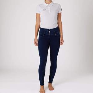 Elegant Customizable Women's Equitacion Breeches High Waist Show Clothing Bulk Wholesale Horse Riding Breeches Pants - Product Image 5