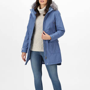 Chaqueta Parka de Invierno para Hombre, Larga, Elegante, Transpirable, Acolchada, Cortavientos, con Capucha de Piel, Cierre de Cremallera, Logotipo Personalizado, Resistente al Agua - Product Image 2