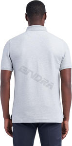 Polo et T-shirts en coton pour hommes grande taille 2024, doux au toucher, tissu en jersey respirant, extensible, imprimé de logo personnalisé - Product Image 2