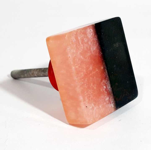 Bouton de meuble ovale en bois et résine fait main de qualité supérieure, style tendance, bouton de porte de cuisine, chambre à coucher, poli - Product Image 2