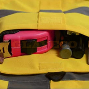 Chaleco DE SEGURIDAD reflectante personalizado de alta calidad para adultos Material de nailon de poliéster duradero Pantalla de malla suave a prueba de agua - Product Image 6