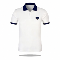 Polo personnalisé pour homme avec logo, en maille, manches courtes, polyester, anti-plis, séchage rapide, respirant