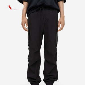Pantalones informales de nueva moda para hombre, estilo de calle, lona ligera, colores sólidos personalizados con bolsillos para deportes al aire libre - Product Image 5