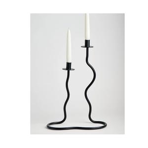 Bougeoirs modernes minimalistes en métal pour bougies chauffe-plat, coniques et cylindriques, idéaux pour la décoration de la maison, du bureau et de la chambre à coucher - Product Image 4