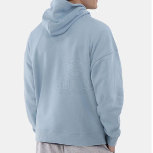 Sudaderas con capucha de diseño personalizado para hombre, algodón de alta calidad, poliéster, estilo informal ligero con patrón sólido para el invierno - Product Image 3