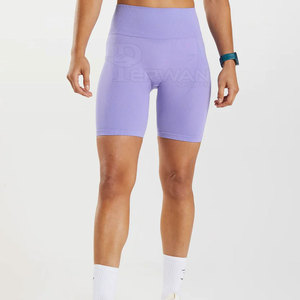 Shorts pour femmes, confortables, légers, 100% coton, séchage rapide, taille à cordon, nouveau design, couleur unie, respirant - Product Image 1