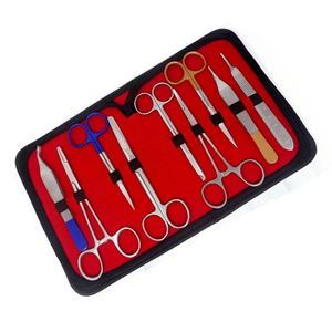ชุดเครื่องมือผ่าตัดทันตกรรมสำหรับนักเรียนทางการแพทย์เย็บแผลด้วยตนเอง9-Pcs ได้รับการอนุมัติจาก CE - Product Image 2
