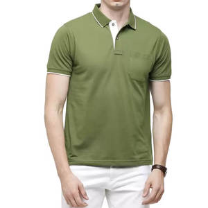 T-shirt décontracté à col polo pour homme 100% coton séchage rapide respirant été-coupe ample 45% coton 55% pour femme - Product Image 1