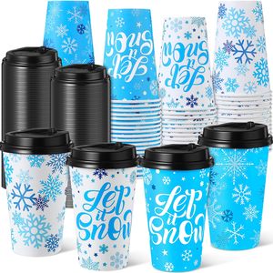 Vasos Desechables de PET/PLA de 8 oz para Café, Blancos Premium, para Bebidas Frías, Duraderos, Gruesos, Libres de PFAS, Ecológicos, para Fiestas, Libres de BPA - Product Image 2