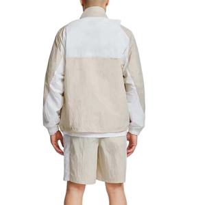 Chaqueta Cortavientos Personalizada OEM con Cierre, Estilo Retro, Bloques de Color, Nailon Estampado, Verano, Mejor Calidad para Hombre - Product Image 6