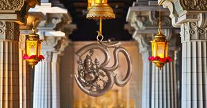 Modern Design Metal Ganesha Idol Wall Hanging Statue for Diwali Festivities <b>Mandir</b> Wall or Door Decor Gift Giving - Product Image 4