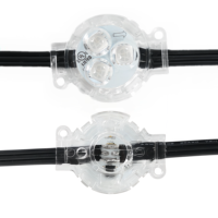 Lumière de piste permanente extérieure UL Listed DC12V 30mm UCS2903 UCS2904 RGB RGBW LED Pixel Point Light pour la décoration de la maison