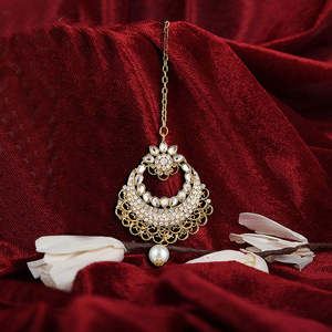 Women's Fancy Forehead Jewellery - Golden & <b>Silver</b> - Product Image 1