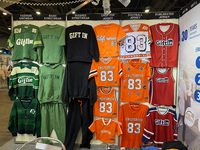 Ensemble de maillots de sport tricotés avec logo personnalisé, maillot de football surdimensionné pour femmes, pulls pour le jour du match, haut et short, tenue pour les fans, tenue pour filles