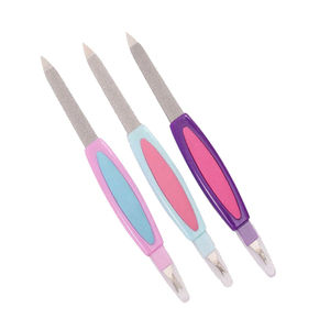 Lima de Uñas Mini Premium de Acero Inoxidable de Doble Cara, Grano 180, Diseño Recto, Reutilizable, Duradera, Núcleo Reforzado - Product Image 4