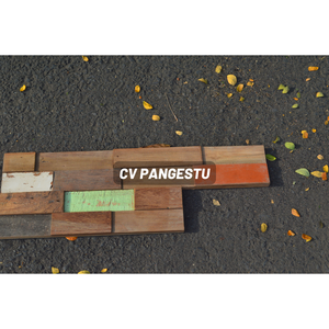 Plancher en bois de teck recyclé de style minimaliste PANGESTU, épaisseur inférieure à 15 mm, écologique, pour usage intérieur - Product Image 3