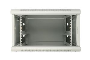 Rack de pared Extralink 6U 600x450 ASP gris, puertas totalmente metálicas - Product Image 4