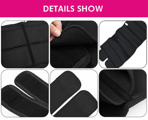 Dropship 2021 Popular Products Black Neoprene Style Double Belt Waist Trainer and Zipper <strong>Corset</strong> for <strong>Women</strong> - Product Image 2