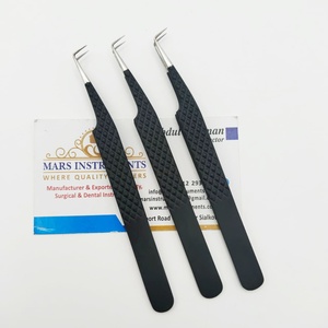 แหนบต่อขนตาแบบปลายงอ90องศาพร้อมโลโก้ออกแบบได้ตามต้องการ - Product Image 2