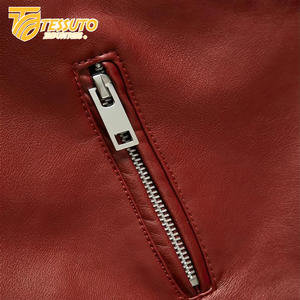 Chaqueta de cuero para hombre de la mejor calidad, nueva chaqueta de cuero a la moda para hombre, chaquetas de cuero Tessuto de estilo universitario clásico transpirable - Product Image 4