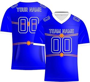 Nouveau design OEM Uniforme de football américain personnalisé Respirant Logo personnalisé Sublimation Football américain Jersey affluence - Product Image 6