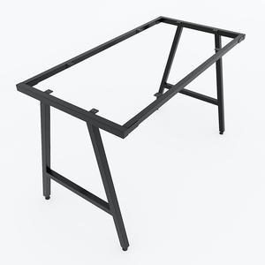Minimalist A-Frame 120x60x75cm Computer <b>Desk</b> with Bookshelf <b>Simple</b> Design for Bedroom or Hotel Use Assembly Required-SPD68142 - Product Image 5